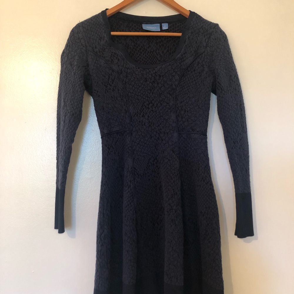 Vera wang long sleeve dress